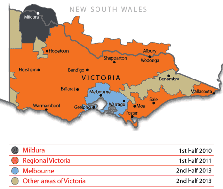 Victoria Map