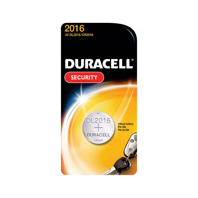DURACELL DL2016 3V LITHIUM BATTERY DURACELL 72MAH - Radio Parts ...