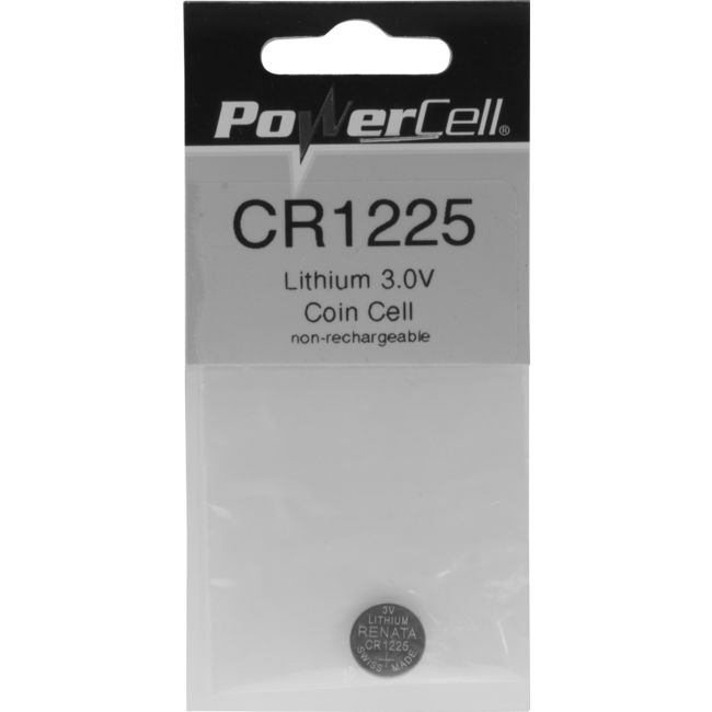 POWERCELL CR1225 3V LITHIUM BATTERY - Radio Parts - Electronics ...