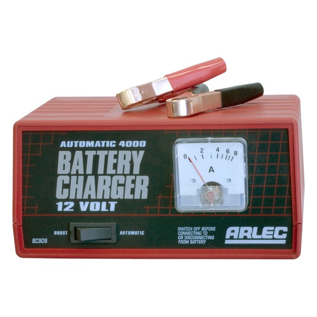 ARLEC BC906 4AMP 12V AUTO BATTERY CHARGER OVERCHARGE PROTECTION ARLEC