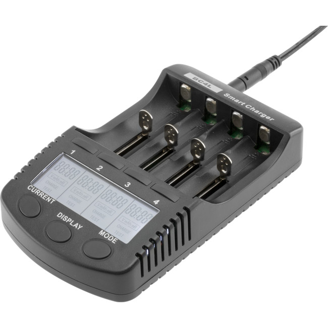 BC4L DUAL OUTPUT BATTERY CHARGER FOR LI-ION OR NI-MH/CD