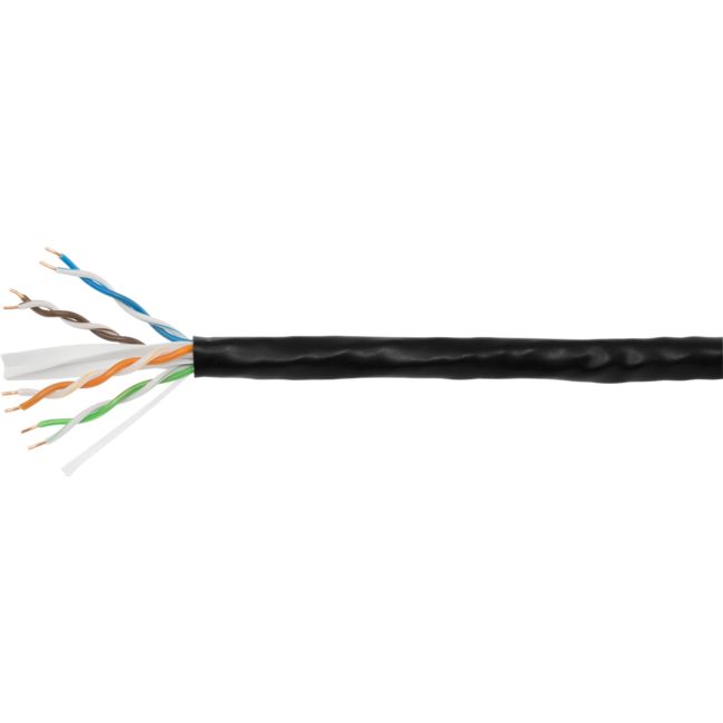 4PRCAT6BLK-1MT CAT6 SOLID BLACK (305MT)