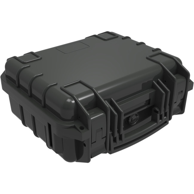 FS288B 288x260x130MM WATERPROOF BLACK PLASTIC CASE