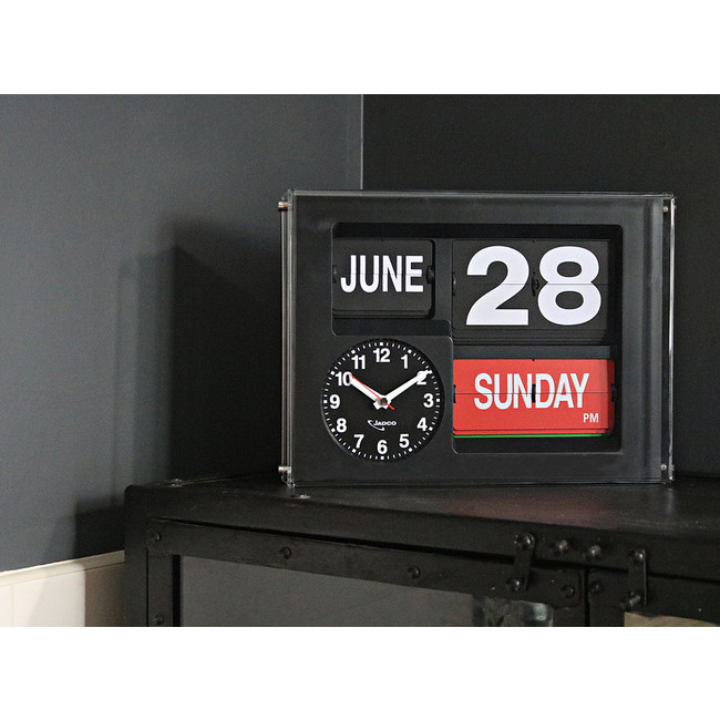 JADCO AD660S LARGE ANALOGUE CALENDAR CLOCK BATTERY OPERATED Radio
