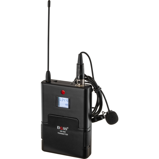 UB104E – BODY PACK LAPEL MIC FOR UHF103E