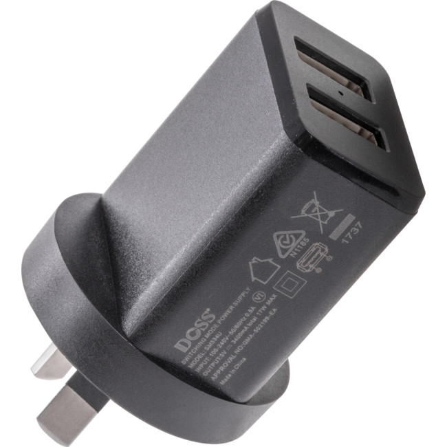 SM534U 5V DC 3.4A TOTAL POWER SUPPLY DUAL USB CHARGER