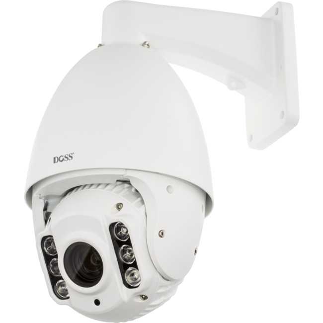 DMZ50IPW 4″ DOME 2MP 10X ZOOM 50-80M IR POE IP PTZ CAMERA – WHITE