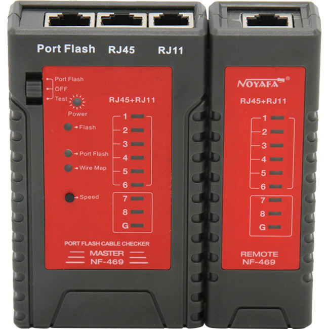 NF469 CABLE TESTER TRACKER WITH PORT FLASHING