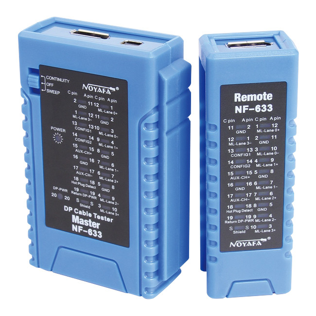 NF633 DISPLAY PORT CABLE TESTER WITH MINI DISPLAY PORT TESTING