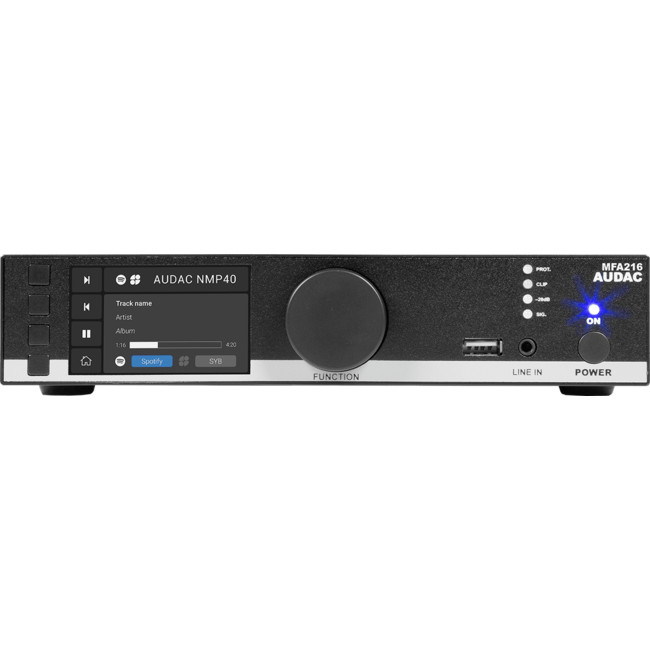 AUDAC MFA216 2X 80W @ 4 OHM- 160W @ 70 