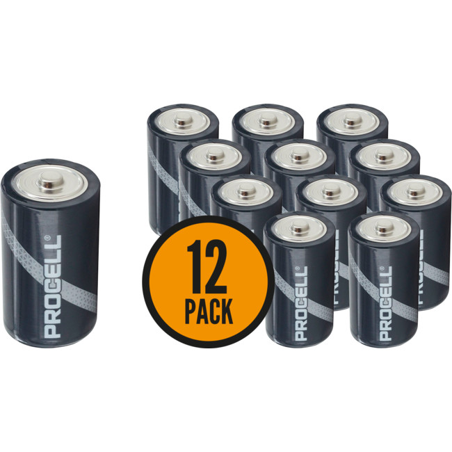 Duracell ® PC1300 Procell ® D Cell Alkaline Batteries (12 Pieces) –