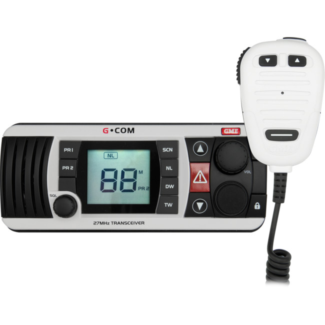 GME GX400W 27MHZ FIXED MOUNT MARINE RADIO WHITE Radio Parts