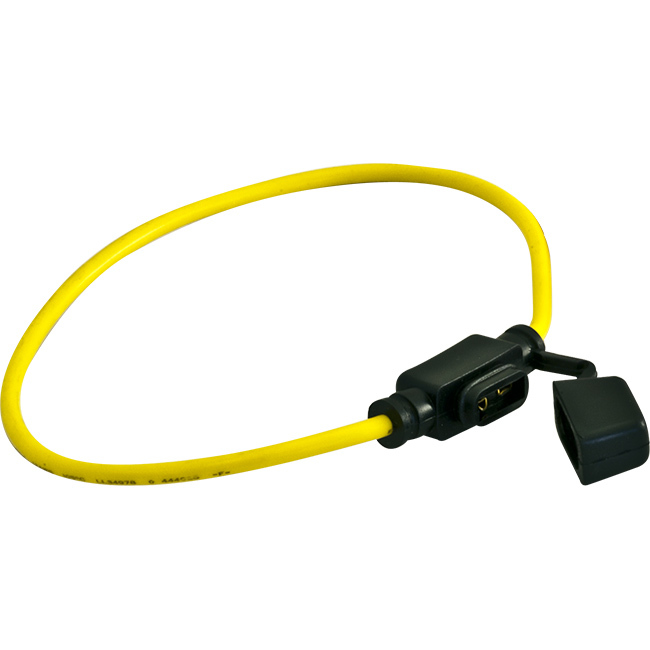FHA720 INLINE MINI BLADE FUSE HOLDER 300MM LOOP OF WIRE Radio Parts