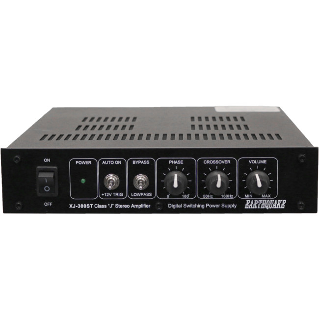 EARTHQUAKE XJ300ST 300W MONO OR STEREO AMPLIFIER 12V TRIGGER - Radio Parts