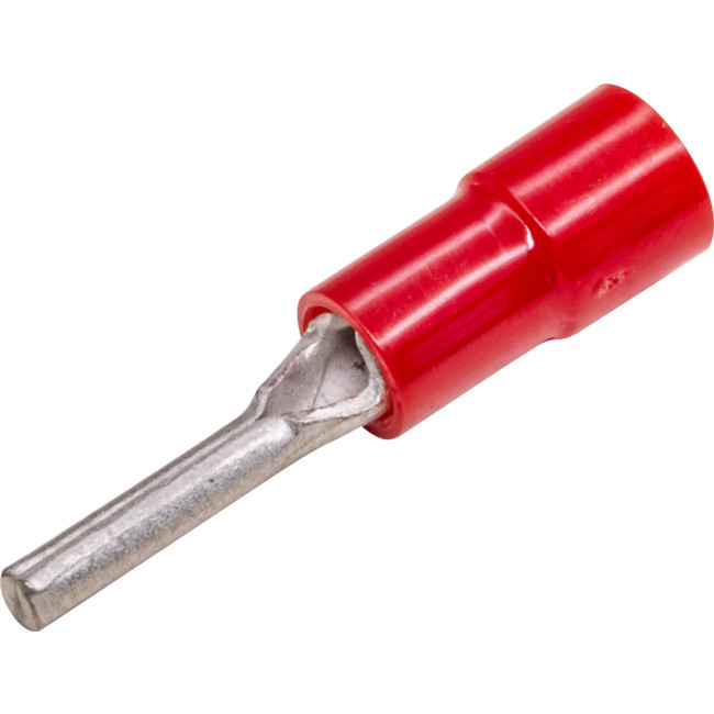 CABAC PC1.25-100 PIN CONNECTORS RED 100PK WIRE RANGE 0.5 - 1.6MM ...