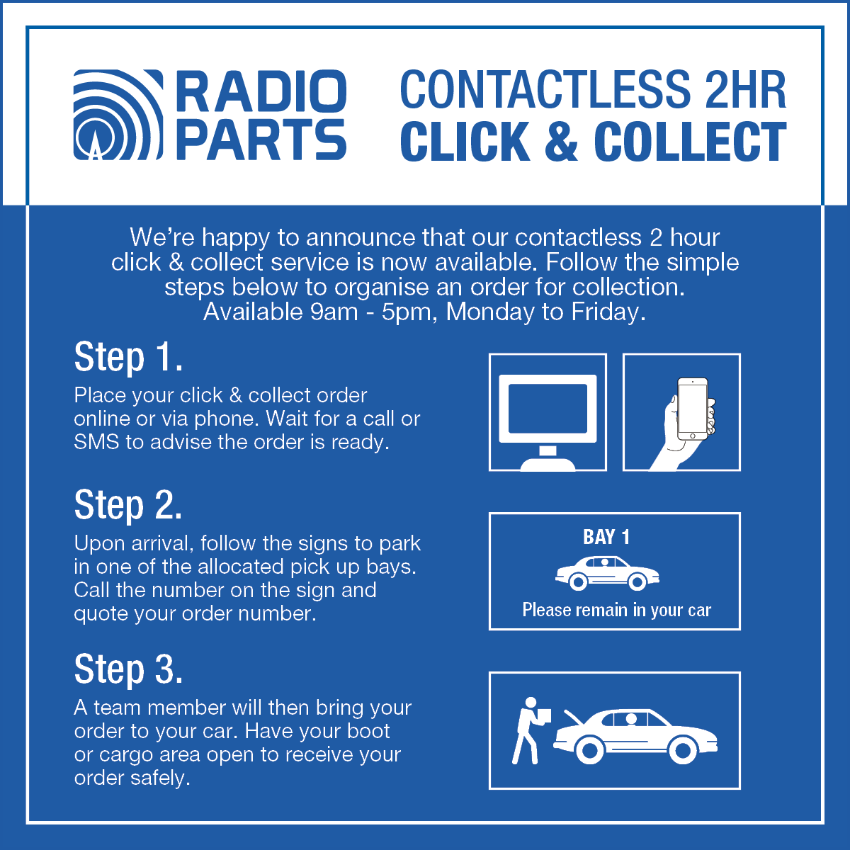 Contactless 2 Hour Click and Collect