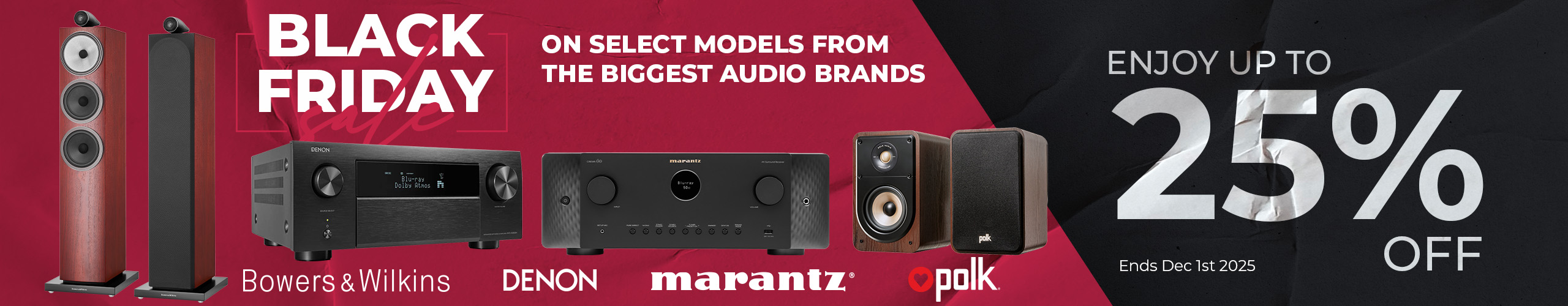 Promotion - Black Friday 2025 - Sound United