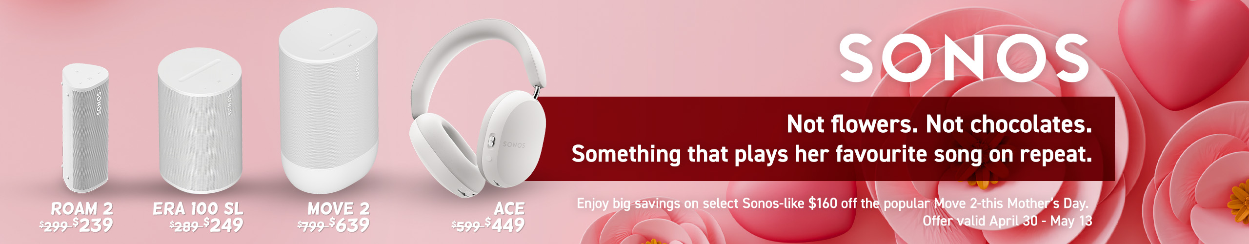 Sonos Mothers Day 2026