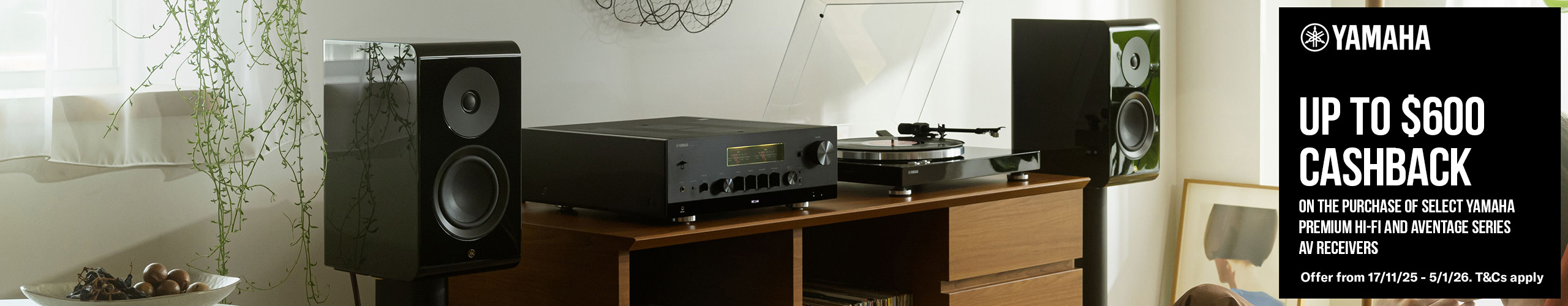 Yamaha Cashback 2025 - Premium HiFi
