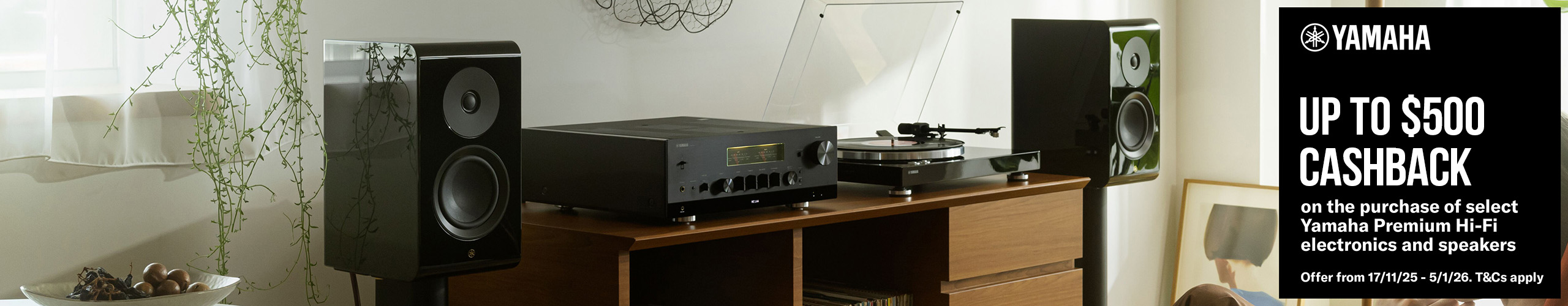 Yamaha Cashback 2025 - Premium HiFi