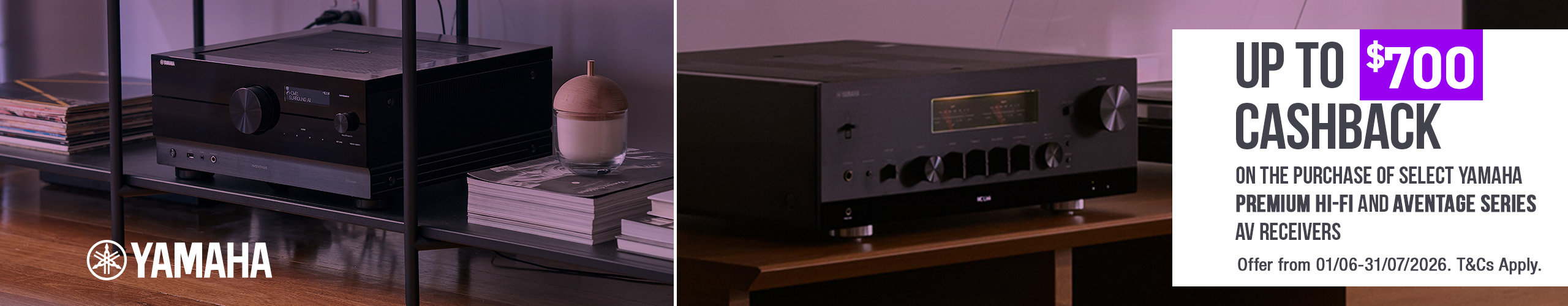 Yamaha Premium HiFi + Aventage Cashback