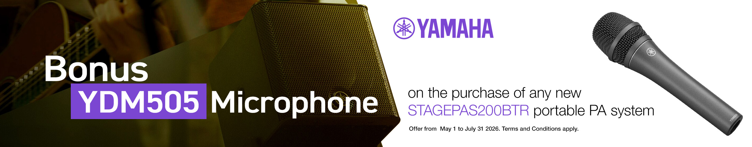 Yamaha STAGEPAS200BTR Bonus Offer