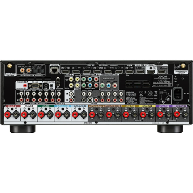 DENON AVCX3700H 105W 9.2CH AV AMPLIFIER- HEOS DENON - Radio Parts