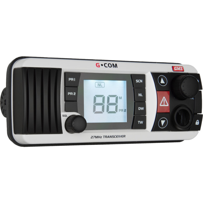 GME GX400W 27MHZ FIXED MOUNT MARINE RADIO WHITE Radio Parts
