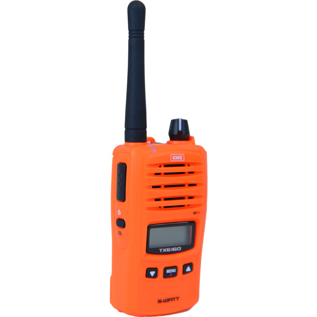GME TX6160XO ORANGE 5W IP67 UHF CB HANDHELD BASE MODEL Radio Parts
