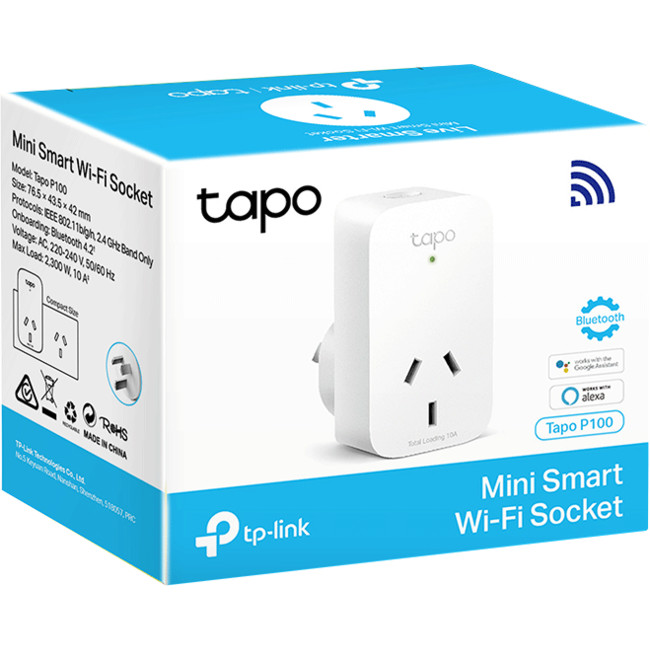 Tapo P100, Mini Smart Wi-Fi Socket