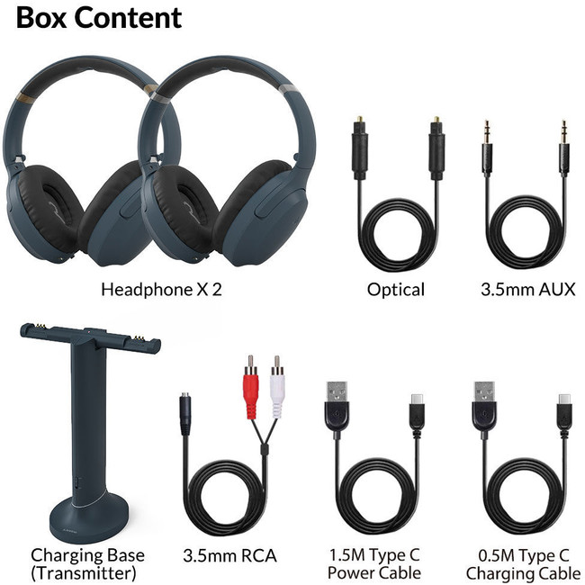Sony wireless headphones with online charging dock