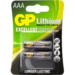 GP24LC2 1.5V AAA LITHIUM FRO3 PACK 2 GP