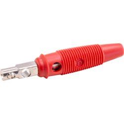 PW1702 4MM HIRSCHMANN BANANA PLUG PLASTIC - RED