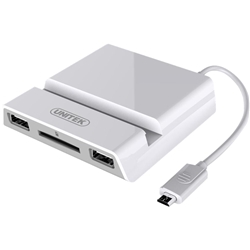 Y2165B OTG DOCK WITH SD READER / USB UNITEK