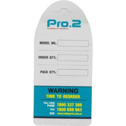 SRCPR2 PRO2 STOCK RE-ORDER CARDS 
