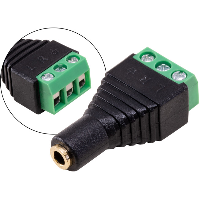 Terminating Sockets PRO2 PW8088 3.5MM STEREO SOCKET SCREW TERMINATING AUDIO - Radio Parts
