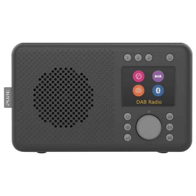 PURE CONNECTCH DAB+ RADIO WITH BT ELAN CHARCOAL PORTABLE