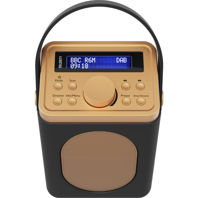 MAJORITY LSFBLK PORTABLE DAB RADIO WITH BLUETOOTH BLACK LITTLE SHELFORD