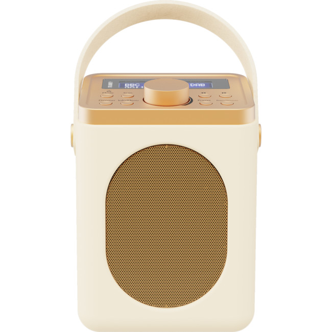 MAJORITY LSFCRM PORTABLE DAB RADIO WITH BLUETOOTH CREAM LITTLE SHELFORD