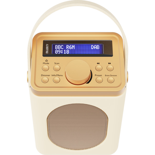 MAJORITY LSFCRM PORTABLE DAB RADIO WITH BLUETOOTH CREAM LITTLE SHELFORD