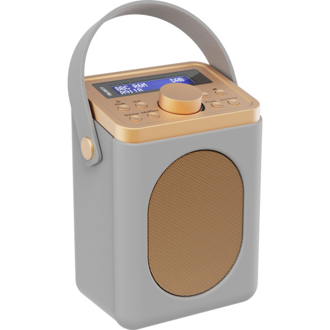 MAJORITY LSFGRY PORTABLE DAB RADIO WITH BLUETOOTH GREY LITTLE SHELFORD