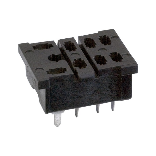 GOODSKY PT080 PCB MOUNT RELAY BASE SOCKET 2 POLE FOR RET208A Radio