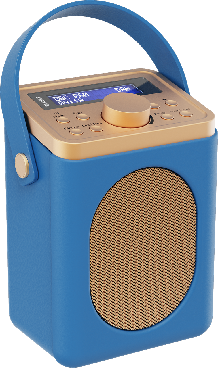 MAJORITY LSFMBL PORTABLE DAB RADIO WITH BLUETOOTH MIDNIGHT BLUE LITTLE