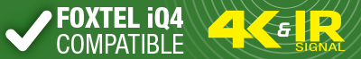 Foxtel iQ2 and iQ4 compatible 4K&IR